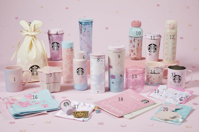 Cherry Blossom Drinking Glass, Sakura Glass Mug Starbucks