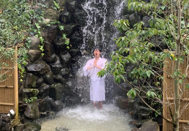 Takigyo, Japanese waterfall meditation, is a sure way to shock yourself out of your winter rut