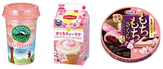 Make your spring sweeter with sakura flavoured drinks and cheese