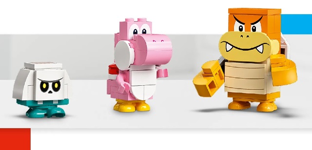 lego mario pink yoshi