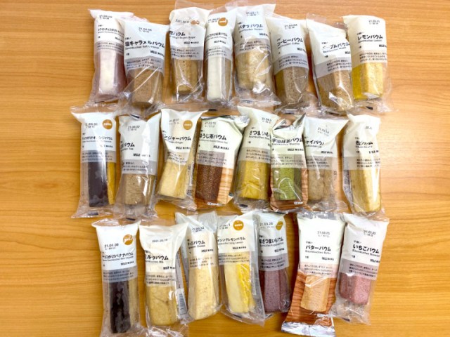 Muji cake mania! Which of the 23 flavors of cake they sell are the best?