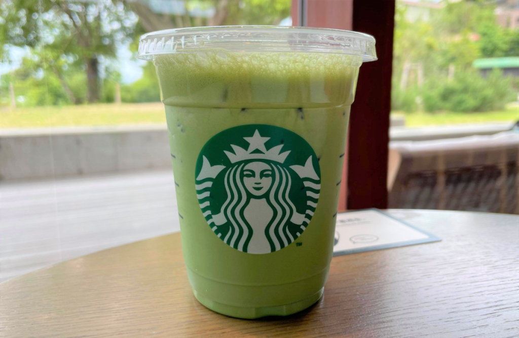 star bucks green tea latte