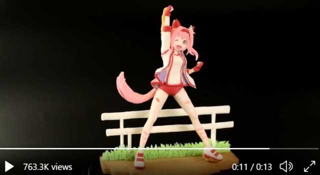 That’s not an anime horse girl figure, it’s an anime horse girl cookie!【Video】