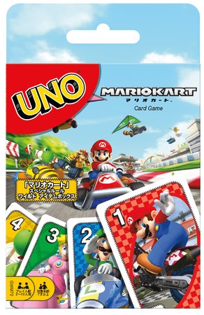 Uno Mario Kart is ready to take the action from the track to the