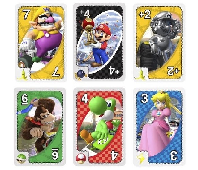 Uno Mario Kart is ready to take the action from the track to the cards with  cool crossover rule