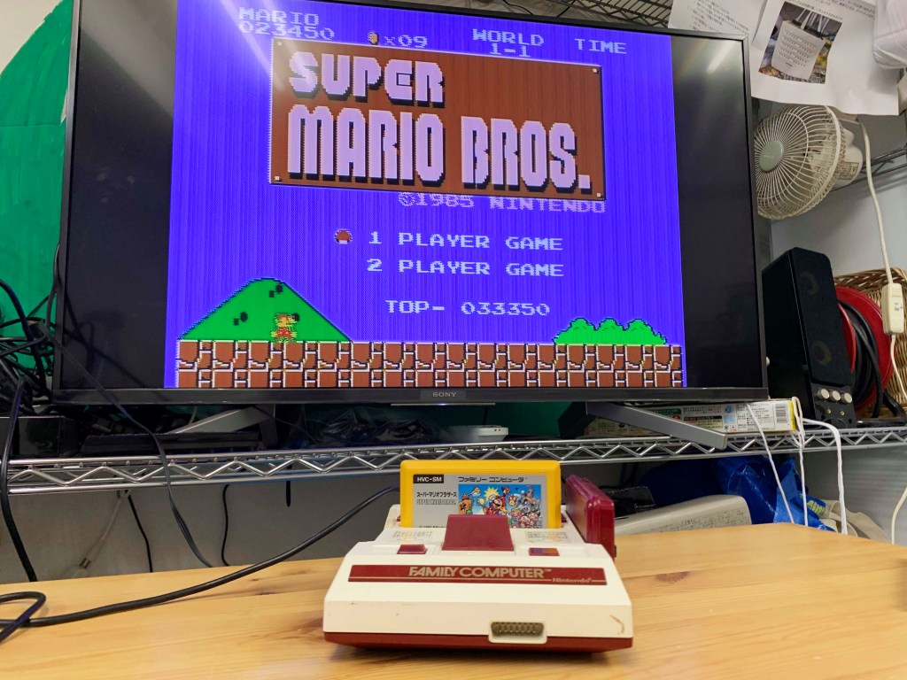 Simultaneous 2-Player NES Super Mario Bros