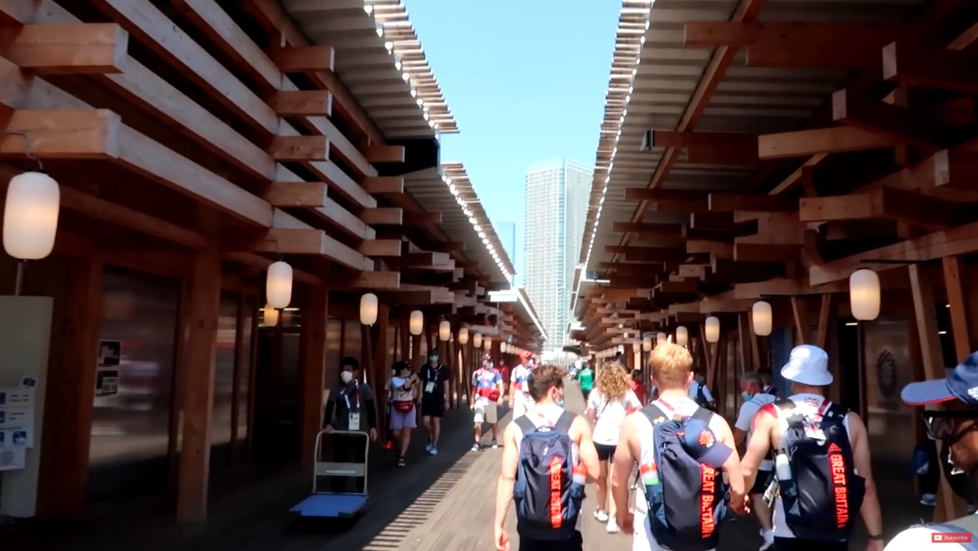 Tokyo Olympic Village tour, with gold medalist Tom Daley 【Video
