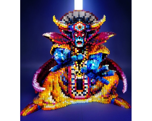 Japanese Lego master makes incredible sculpture of diabolical Dragon Quest villain【Pics】