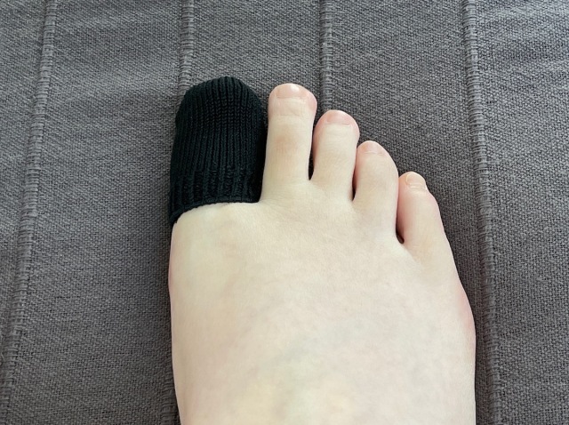 Japanese company creates a tiny sock for your big toe