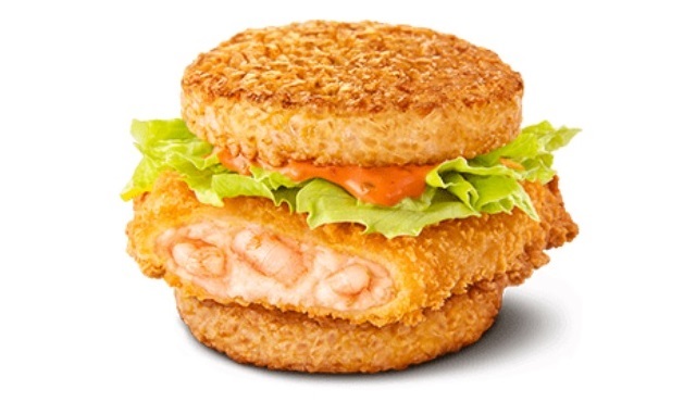 Teriyaki Shrimp Burger