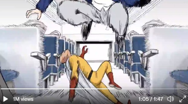 One-Punch Man manga artist makes One-Punch Man anime video in his spare time, and it’s amazing