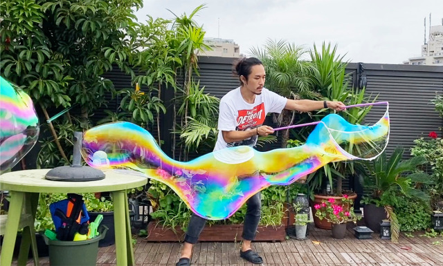 Let's make a giant soap bubble with Daiso's Let's Make a Giant Soap Bubble  | SoraNews24 -Japan News-