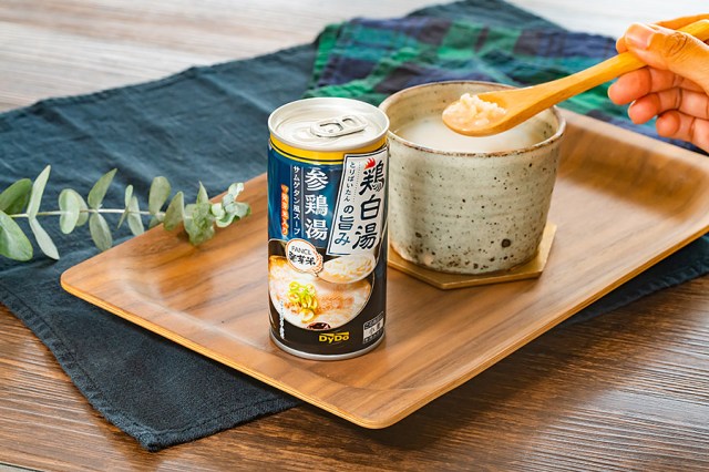 Korean style chicken, ginseng, and brown rice soup in a can coming to Japanese vending machines