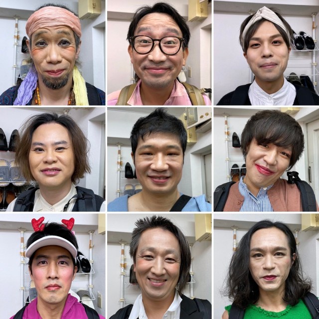 9 middle-aged Japanese men try putting on their own makeup