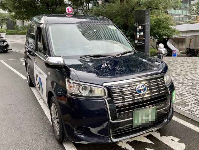 Japan has seven lucky taxis in Tokyo, and we just boarded one of them
