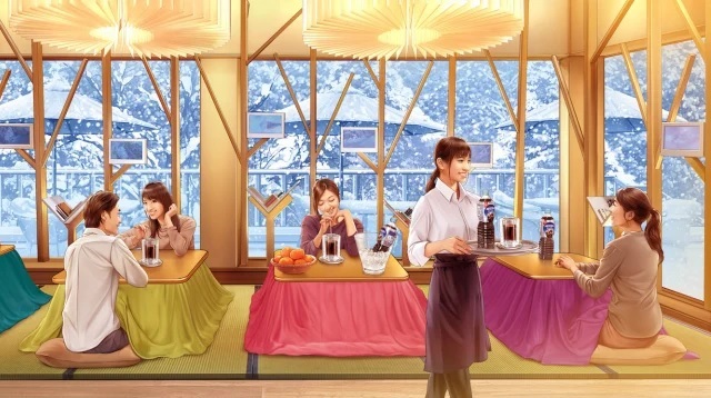 Tokyo kotatsu cafe wants to keep your legs warm and your coffee VERY cold