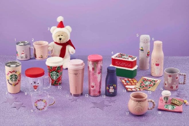 Starbucks unveils new festive Christmas Frappuccinos and drinkware