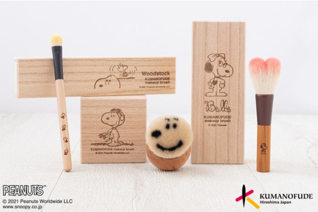 Master Japanese brush makers collaborate with Peanuts for limited edition makeup brush series