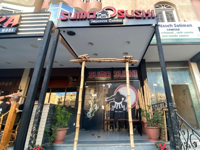 Egyptian restaurant Sumo Sushi offers our Japanese reporter a delightful yet quirky lunch
