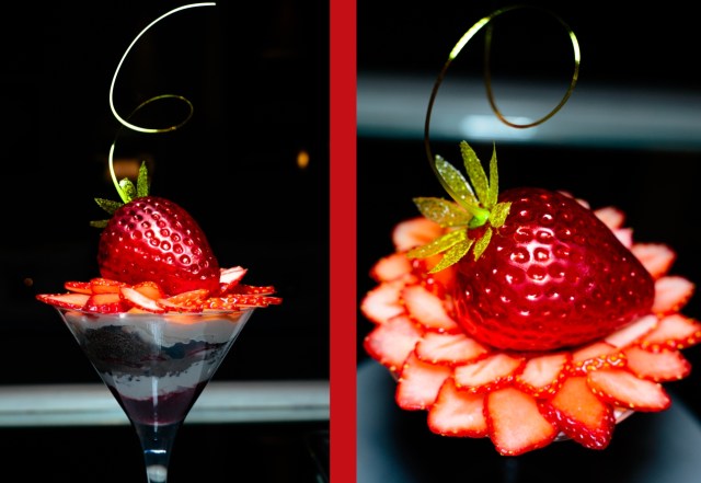 This sumptuous strawberry dessert at a Tokyo hotel is almost too stunning to stand
