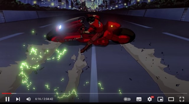 Anime classic Akira suddenly becomes free to watch, in its entirety, on YouTube