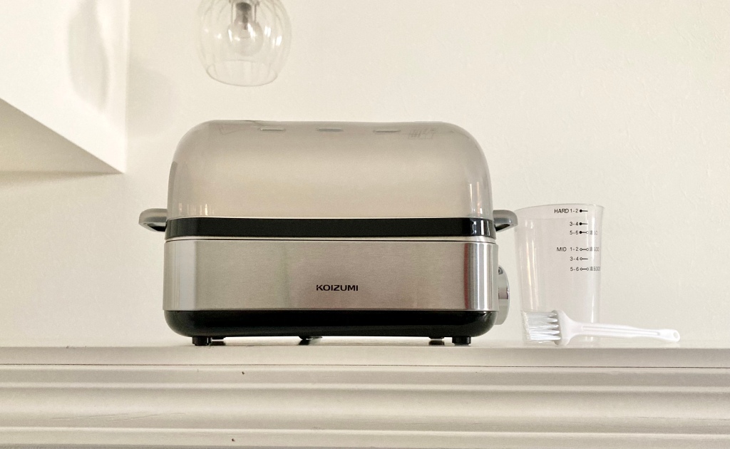 We tried a Japanese egg steamer to achieve the perfect breakfast eggs without a stove