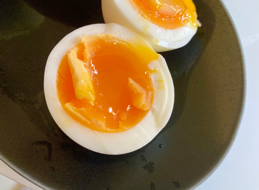 We tried a Japanese egg steamer to achieve the perfect breakfast eggs without a stove