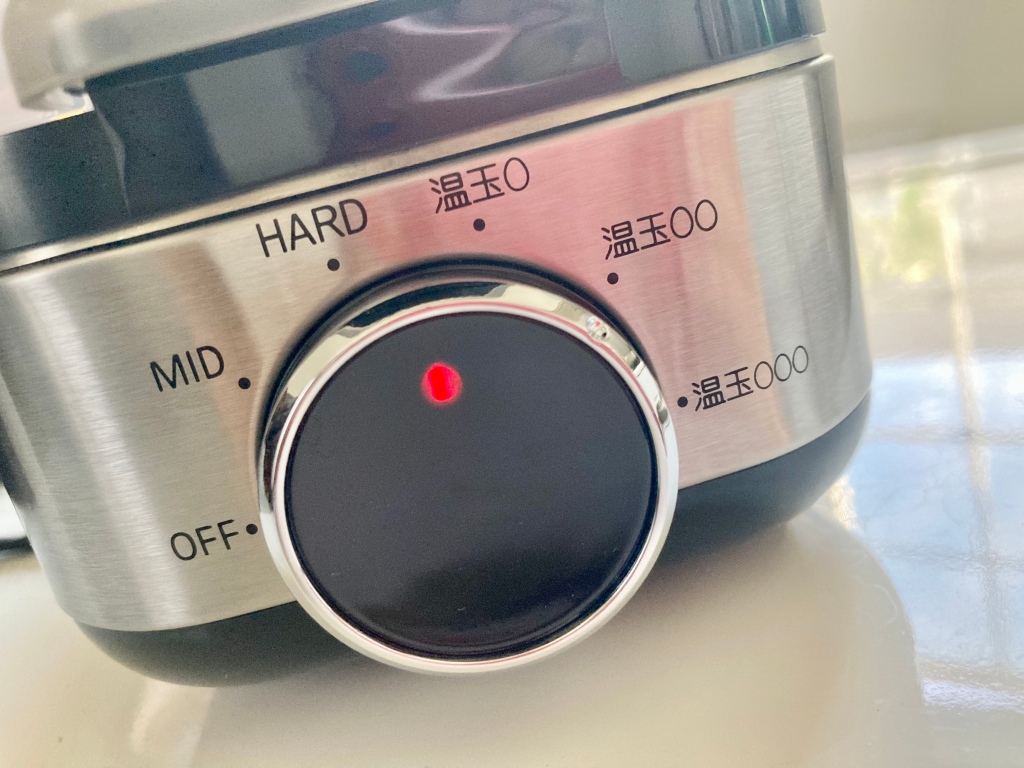 We tried a Japanese egg steamer to achieve the perfect breakfast eggs without a stove