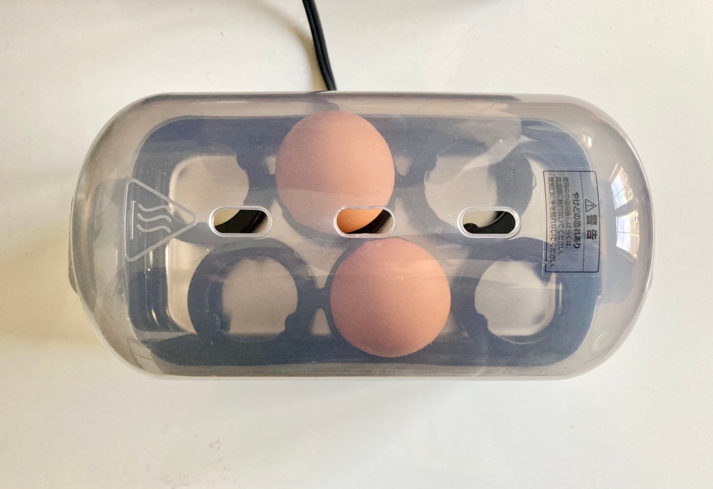 We tried a Japanese egg steamer to achieve the perfect breakfast eggs without a stove