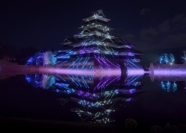 One of Japan’s coolest castles looks even cooler this winter with laser mapping art event【Video】