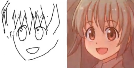 Turn your bad drawings into gorgeous anime and manga characters!