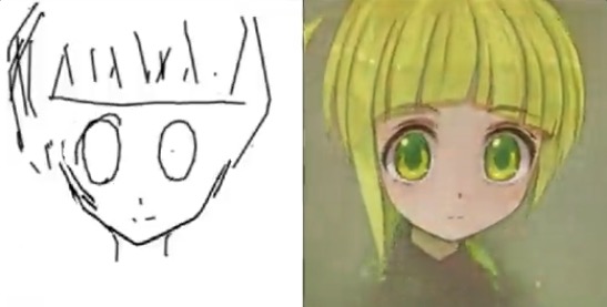 Turn your bad drawings into gorgeous anime and manga characters!