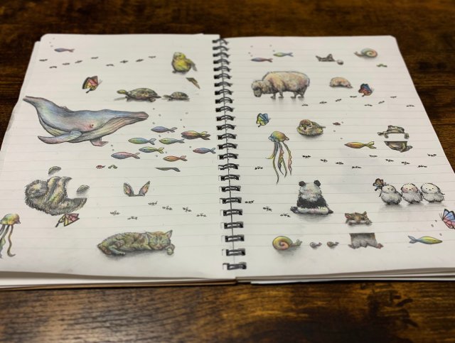 “I’ll draw one animal for every retweet!” Japanese artist now has to draw 22,000 animals