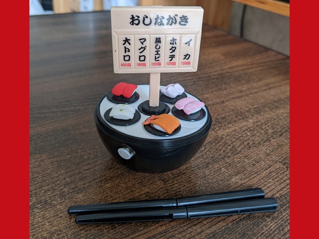 How to use Japan’s revolving sushi capsule toy for a literal revolving sushi meal at home