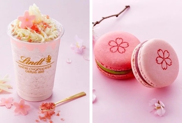 Lindt Japan keeps the sakura sweets coming with new cherry blossom dessert drink, macarons