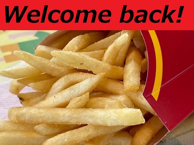 McDonald’s announces end of French fry rationing in Japan