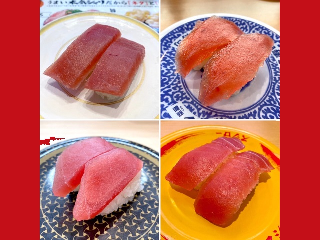 Which Japanese conveyor belt sushi chain has the best tuna sushi?【Taste test】