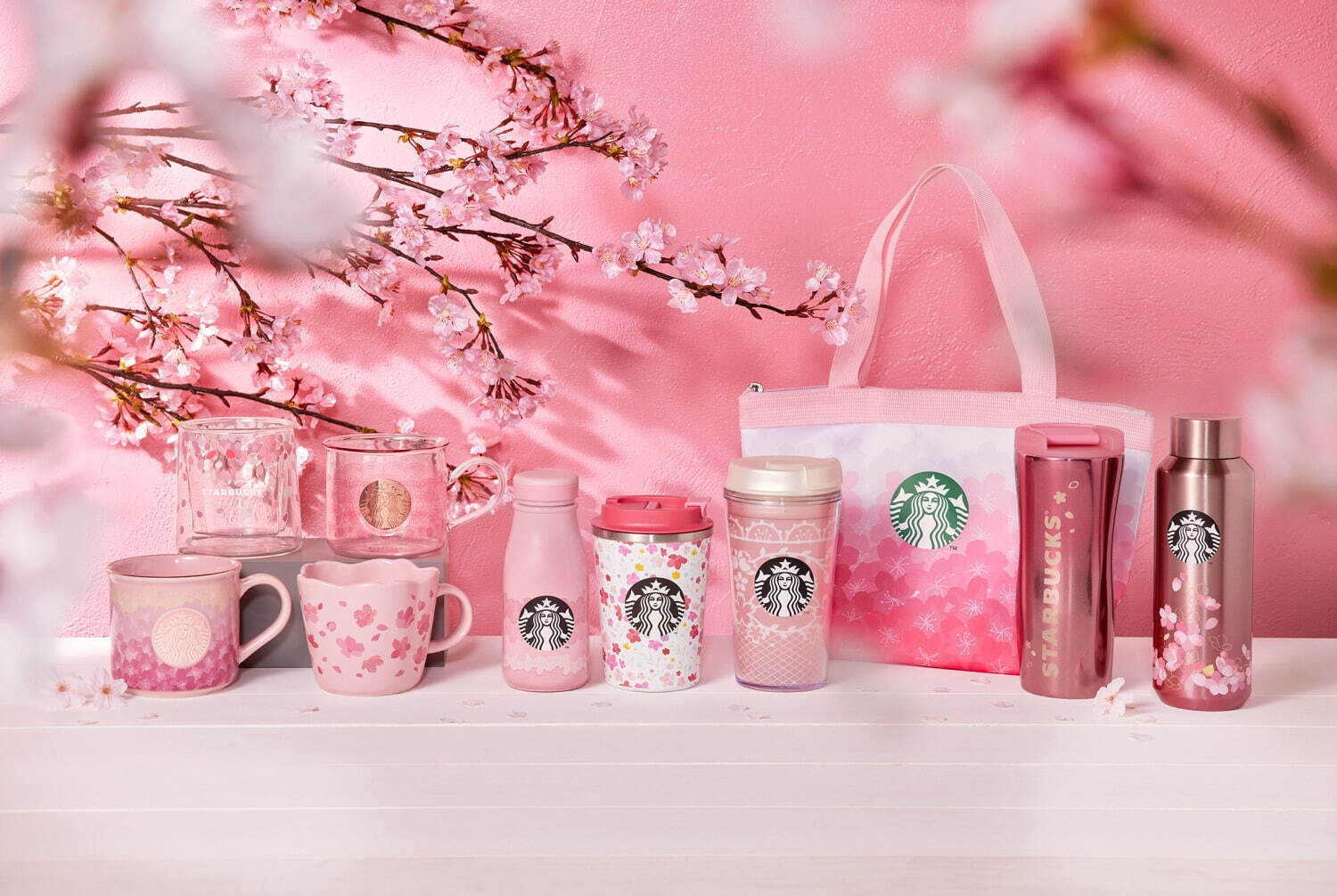 Starbucks Japan reveals second sakura Frappuccino and drinkware goods