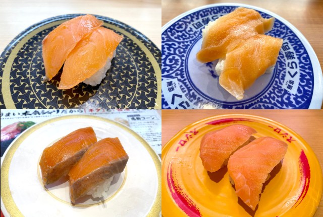 Which Japanese conveyor belt sushi chain has the best salmon sushi?【Taste test】