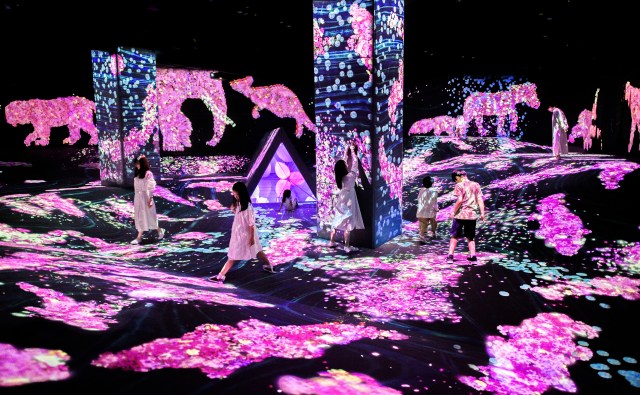 A cherry blossom menagerie of animals and designs is coming to Fukuoka’s TeamLab Forest museum