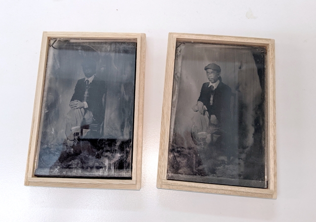 Mr. Sato turns into a historical figure through his first-ever wet plate photography session