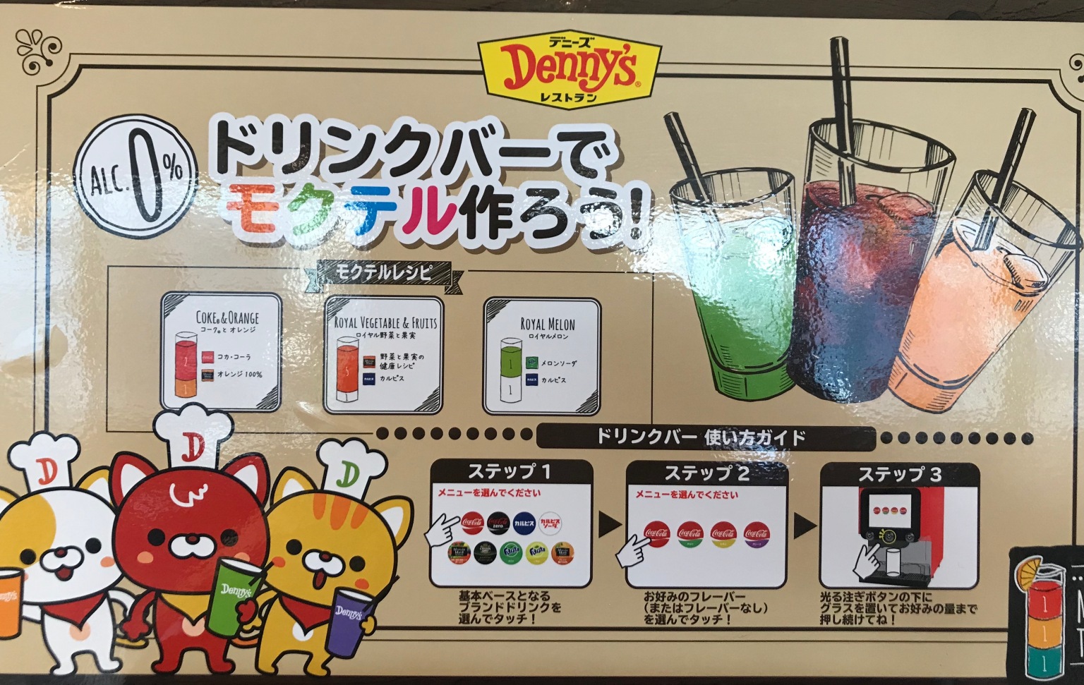 What’s on the all-you-can-drink menu at Denny’s Japan? 【Family ...