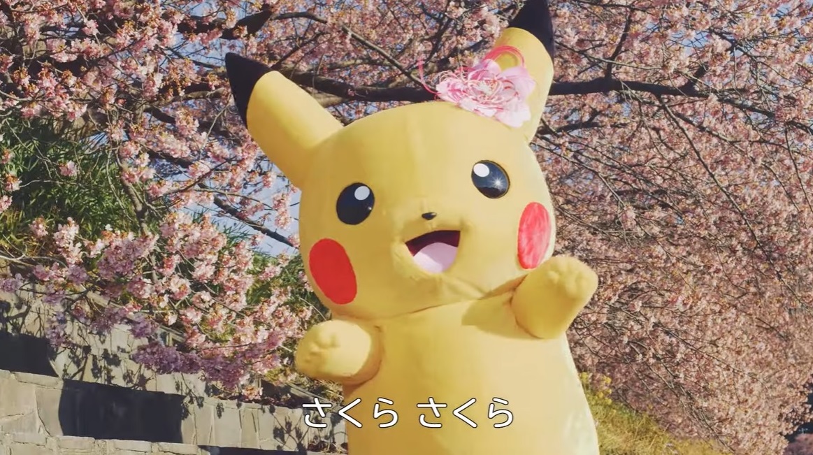 Pikachus Perform Classical Japanese Dance Routine For Japans Most Famous Cherry Blossom Song 0160