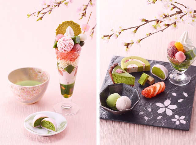 Sakura and matcha combine forces in new desserts from Kyoto’s Itohkyuemon