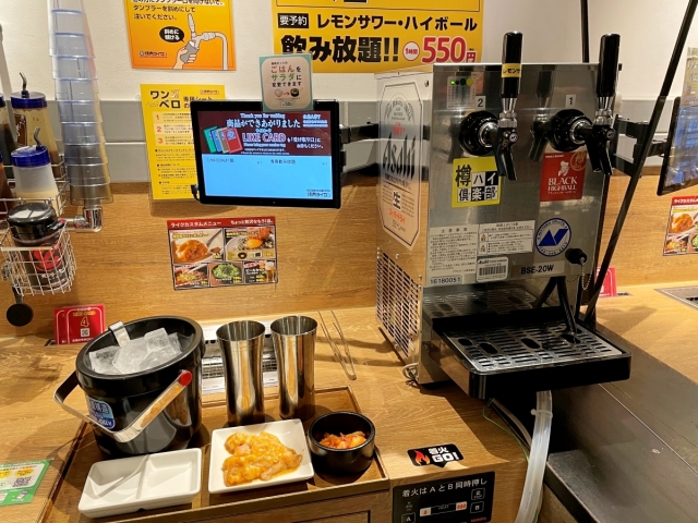 All-you-can drink deal in Japan puts the self-serve drinks machine right on your table