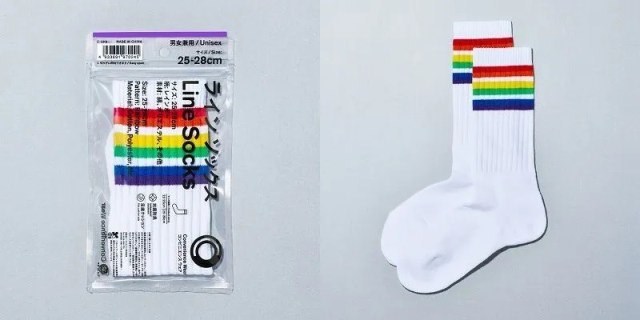 Japan’s Family Mart selling rainbow socks, rainbow-package fried chicken as show of LGBTQ support