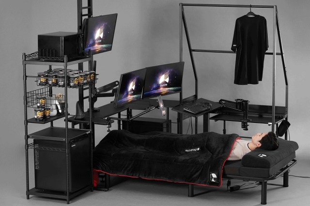 Motorized Electric Gaming Bed from Japan takes gaming furniture to the next level【Video】