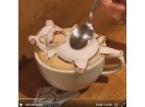 This Realistic Cat Latte Art by Twitter User @Dongurinekobei Is