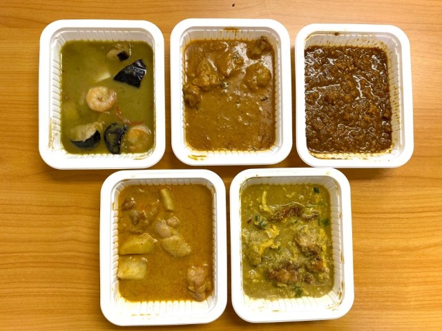 Taste testing 7-Eleven Japan’s five frozen curries to see which ones nail it