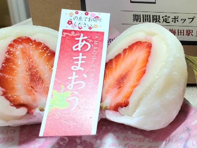 Strawberry mochi dumpling vending machine made our Japanese station dungeon crawl worth it